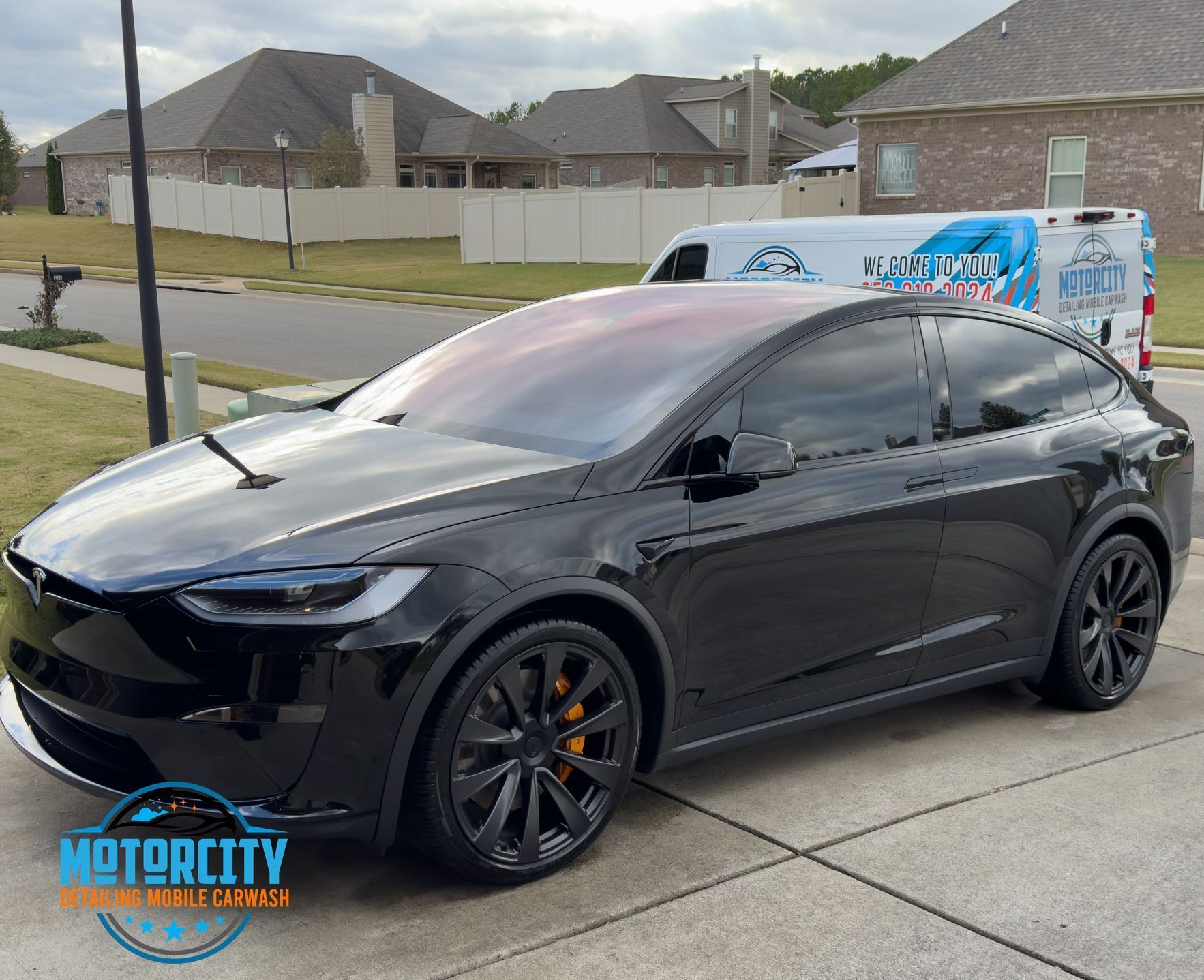 Ceramic coated Dodge Charger with high-gloss paint