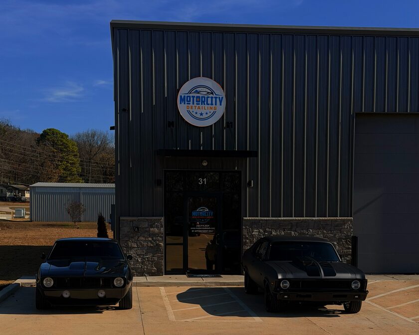 Motorcity Detailing shop on Blake Bottom Rd in Huntsville